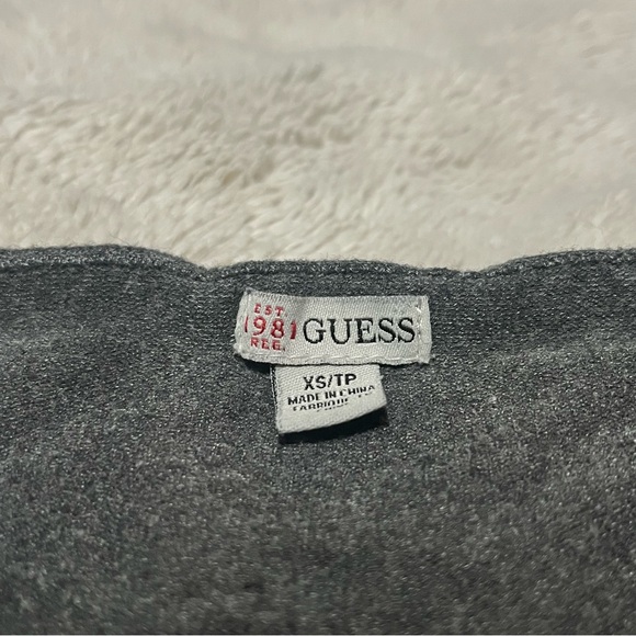 Guess Ribbed Knit Logo Sweater - Picture 3 of 3